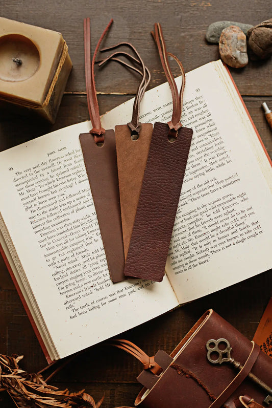 Handmade Leather Bookmark