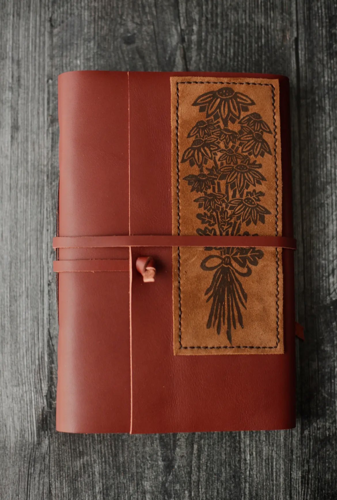 Wildflower Leather Journal