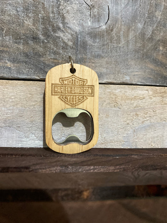 Harley Davidson Bottle Opener Keychain